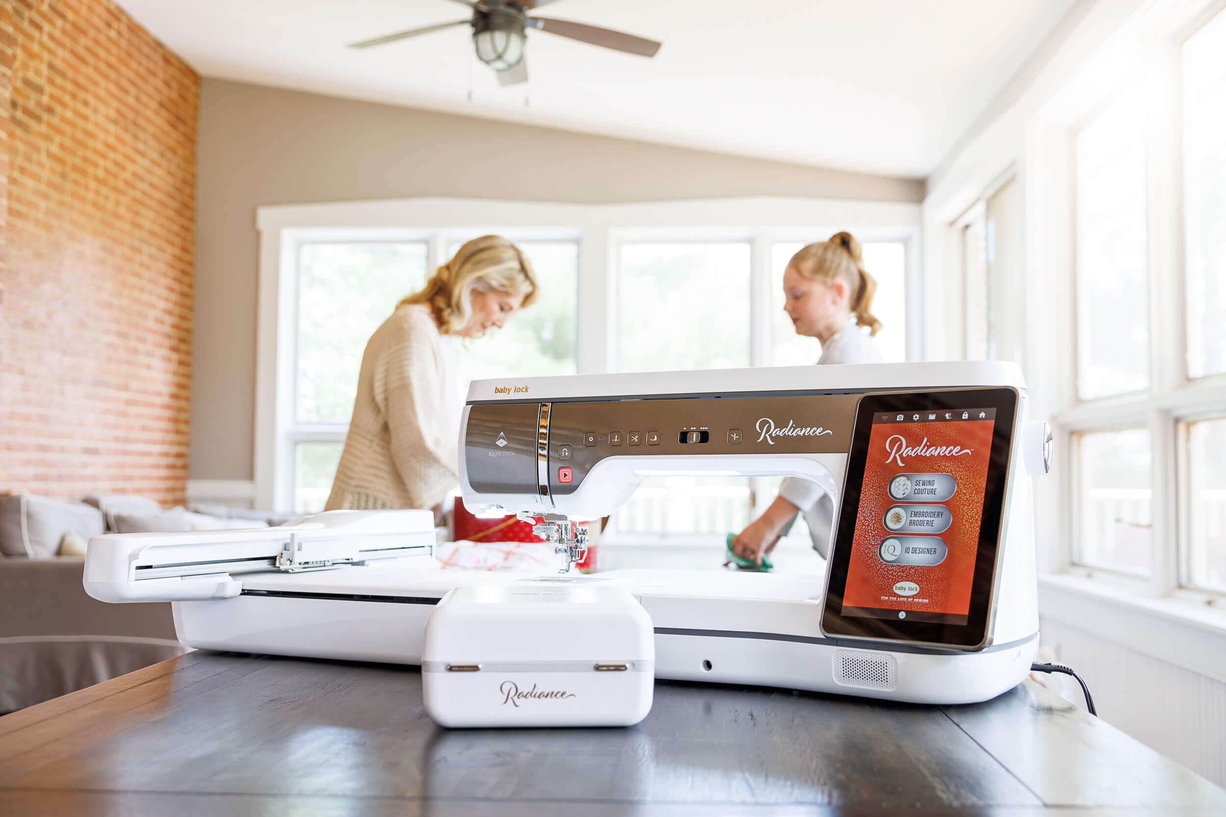 St. Louis lifestyle photography shoot for sewing machine company