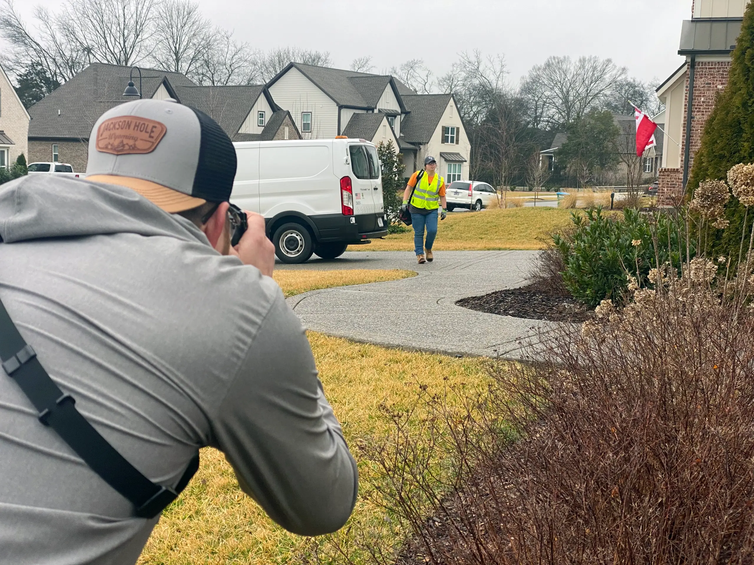 Behind the scenes photo for Nashville shoot
